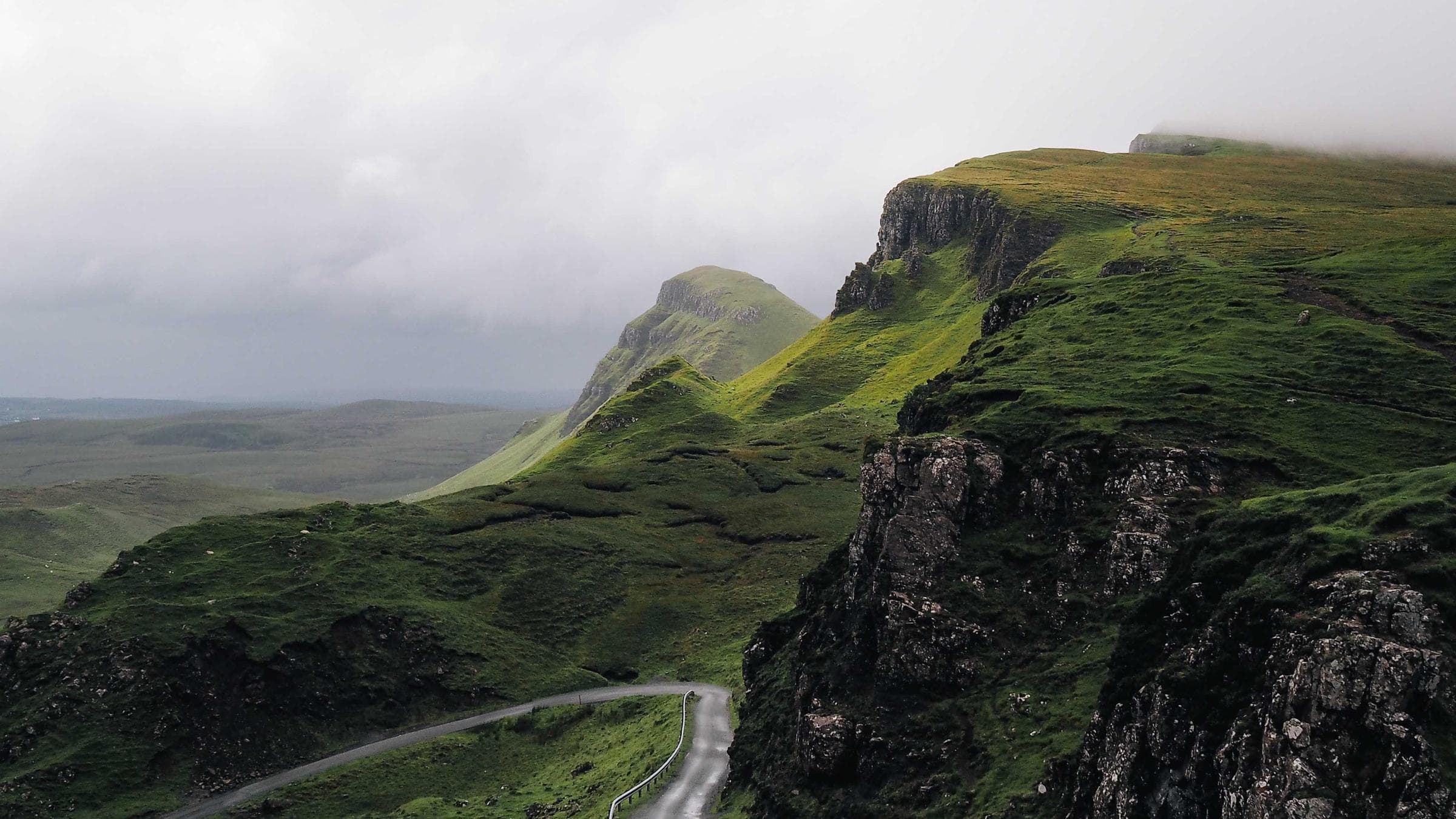 a wide valley
